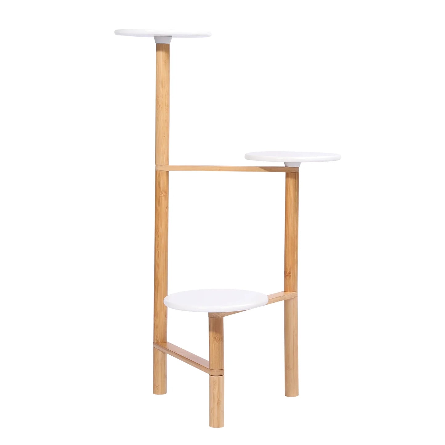 3 Tiers Bamboo Plant Stand Indoor Corner Garden Shelf Flower Stands for Living Room Balcony and Garden Decor